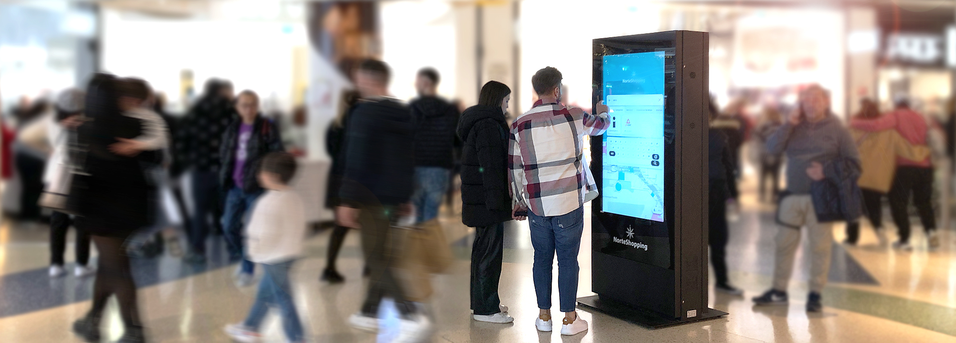 Norte Shopping optimizes communication with <span class='text-highlight'>Interactive Digital Billboards</span> from PARTTEAM & OEMKIOSKS