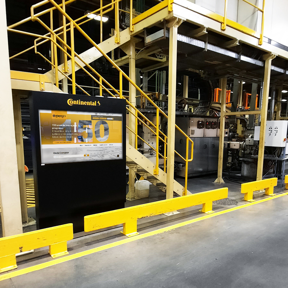 Continental uses TURIN kiosks for industry