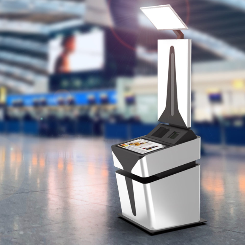 Technology at the service of airport productivity with the ONGON self-service kiosk