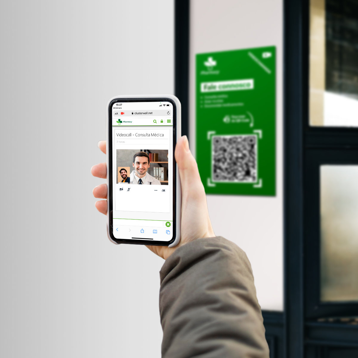Connect pharmacies and patients through video calls with ClusterWall