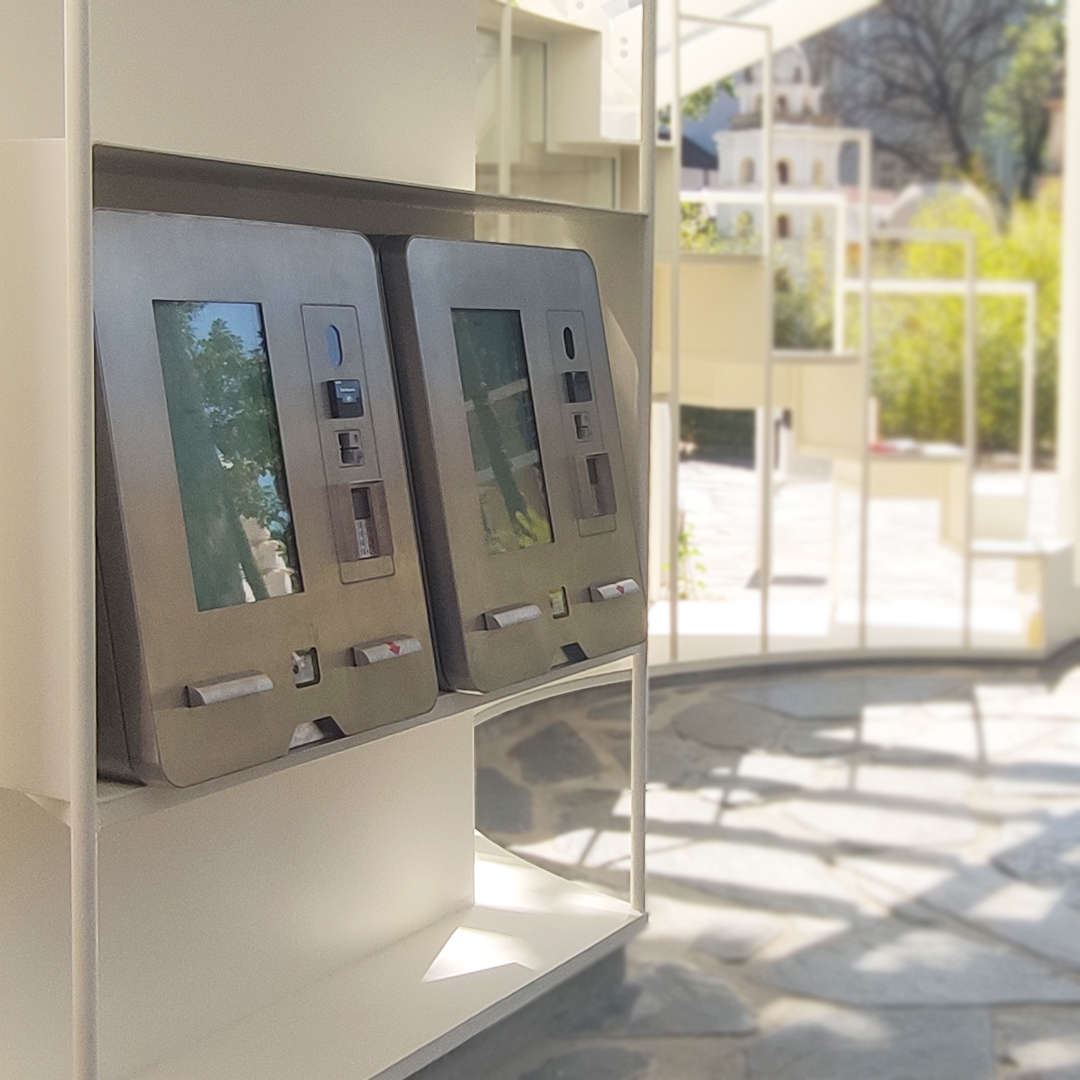 EXOZ Self-Service kiosks from PARTTEAM & OEMKIOSKS for purchasing tickets at Portugal dos Pequenitos