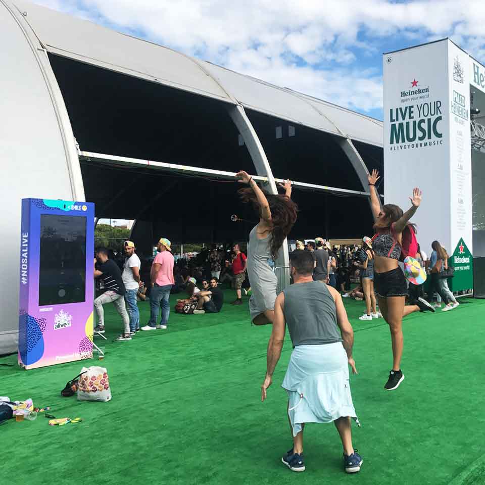 NOS ALIVE 2017: Music with the Portuguese DOOH technology of PARTTEAM & OEMKIOSKS by PARTTEAM