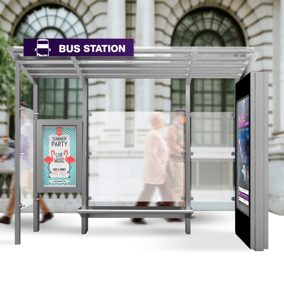 Shape the future with Smart Bus Shelters from PARTTEAM & OEMKIOSKS