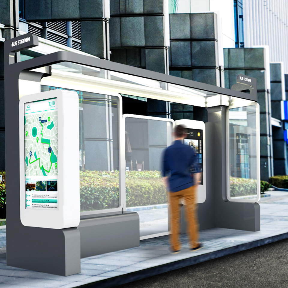 Shape the future with Smart Bus Shelters from PARTTEAM & OEMKIOSKS