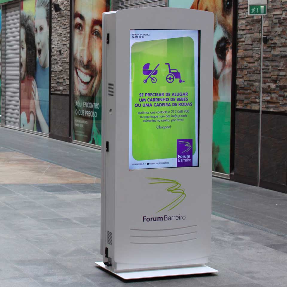 Forum Barreiro: Digital signage to communicate in the timing of the purchase 