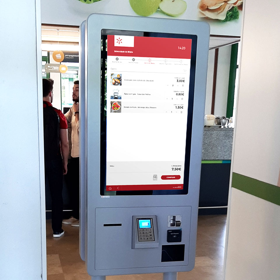 University of Minho: Self-Service catering kiosks for the Social Services