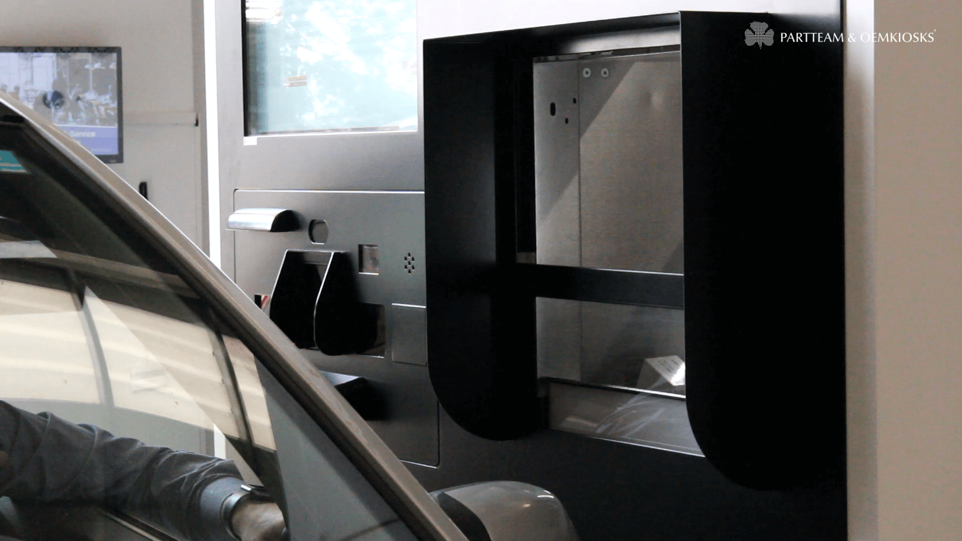 PHARMA COLLECT: The drive-thru medication dispenser kiosk produced by PARTTEAM & OEMKIOSKS