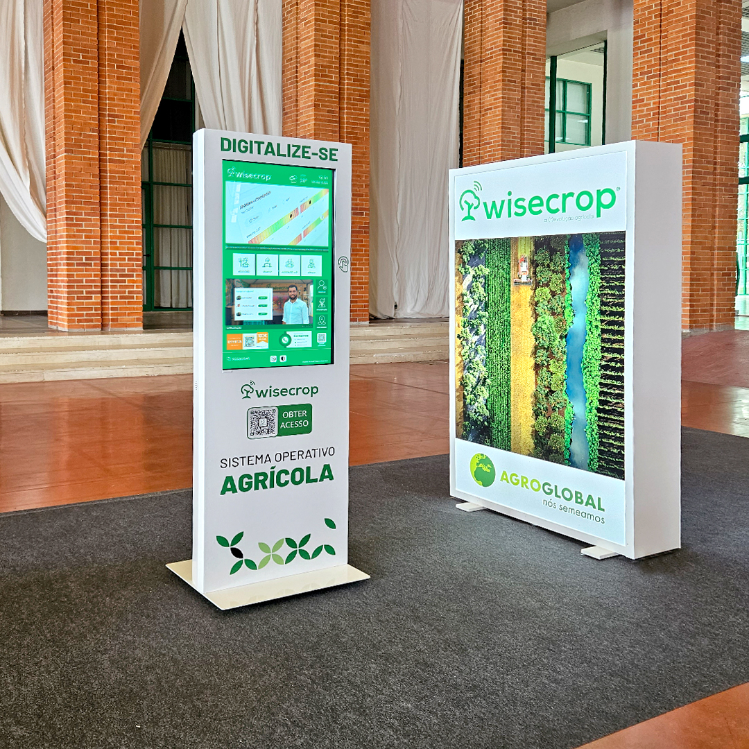 Wisecrop Company Promotes Solutions at Agroglobal 2023 with PLASMV Digital Billboard and YPortal Software from PARTTEAM & OEMKIOSKS
