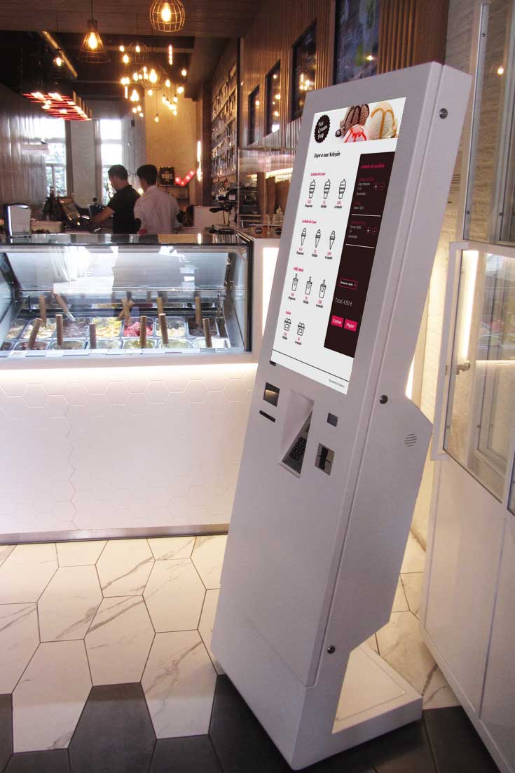 Digital kiosk for automatic payment
