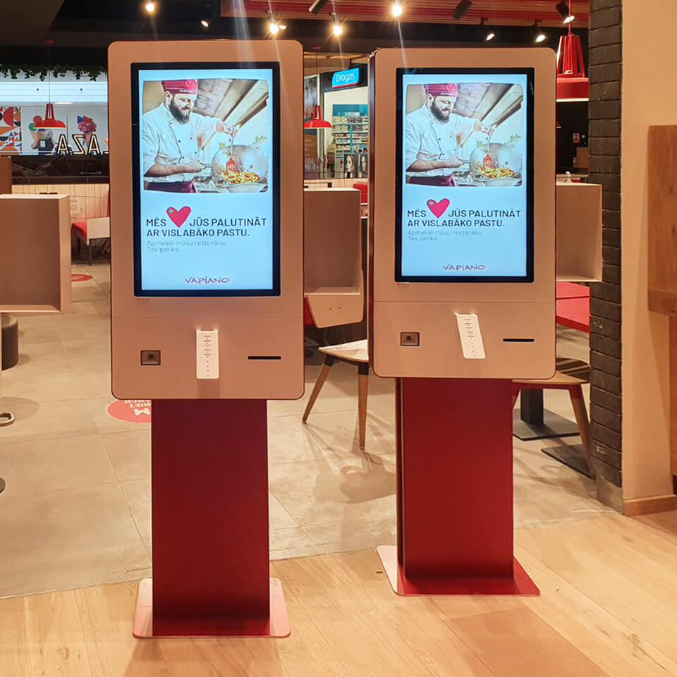 PARTTEAM & OEMKIOSKS contributes to modernization of Vapiano restaurant chain with self-service kiosks