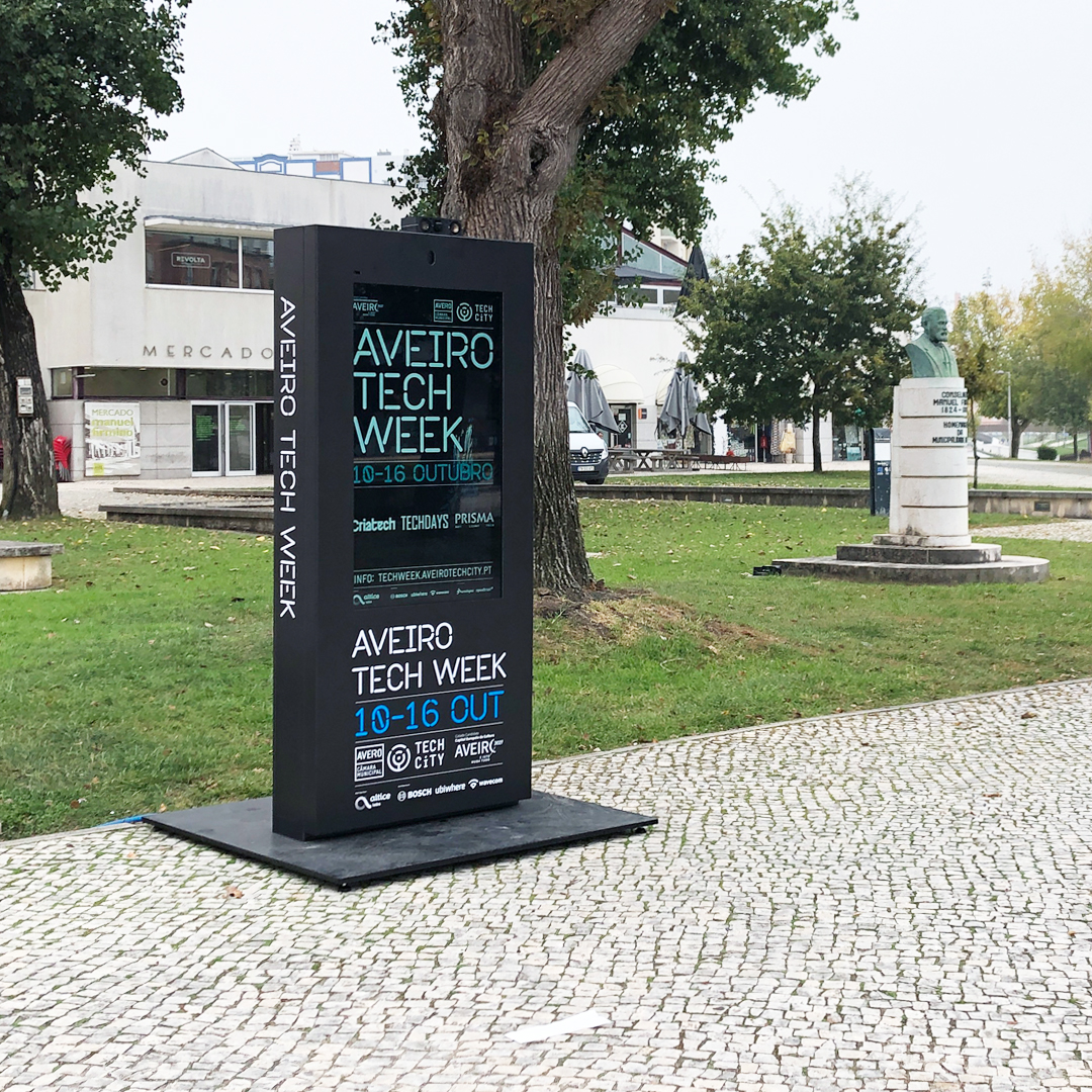 Aveiro Tech Week is back for another edition with PARTTEAM & OEMKIOSKS Digital Billboards