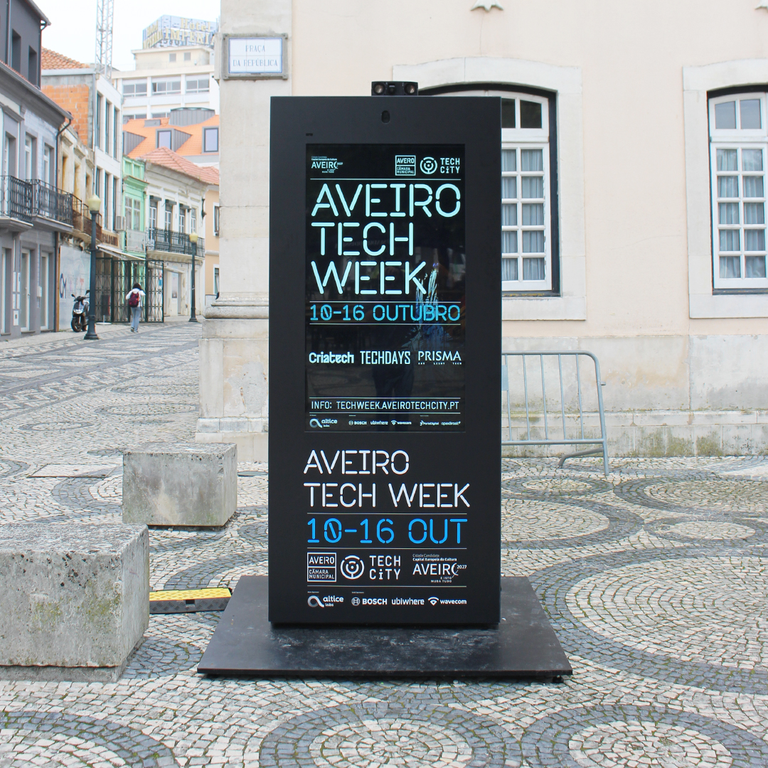 Aveiro Tech Week is back for another edition with PARTTEAM & OEMKIOSKS Digital Billboards