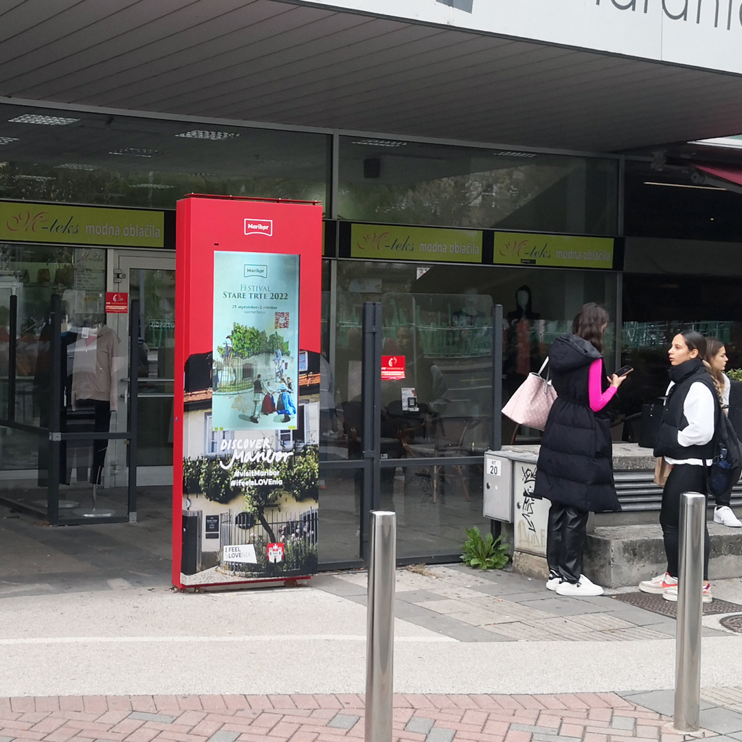The City of Maribor boosts tourism with digital billboards PLASMV by PARTTEAM & OEMKIOSKS