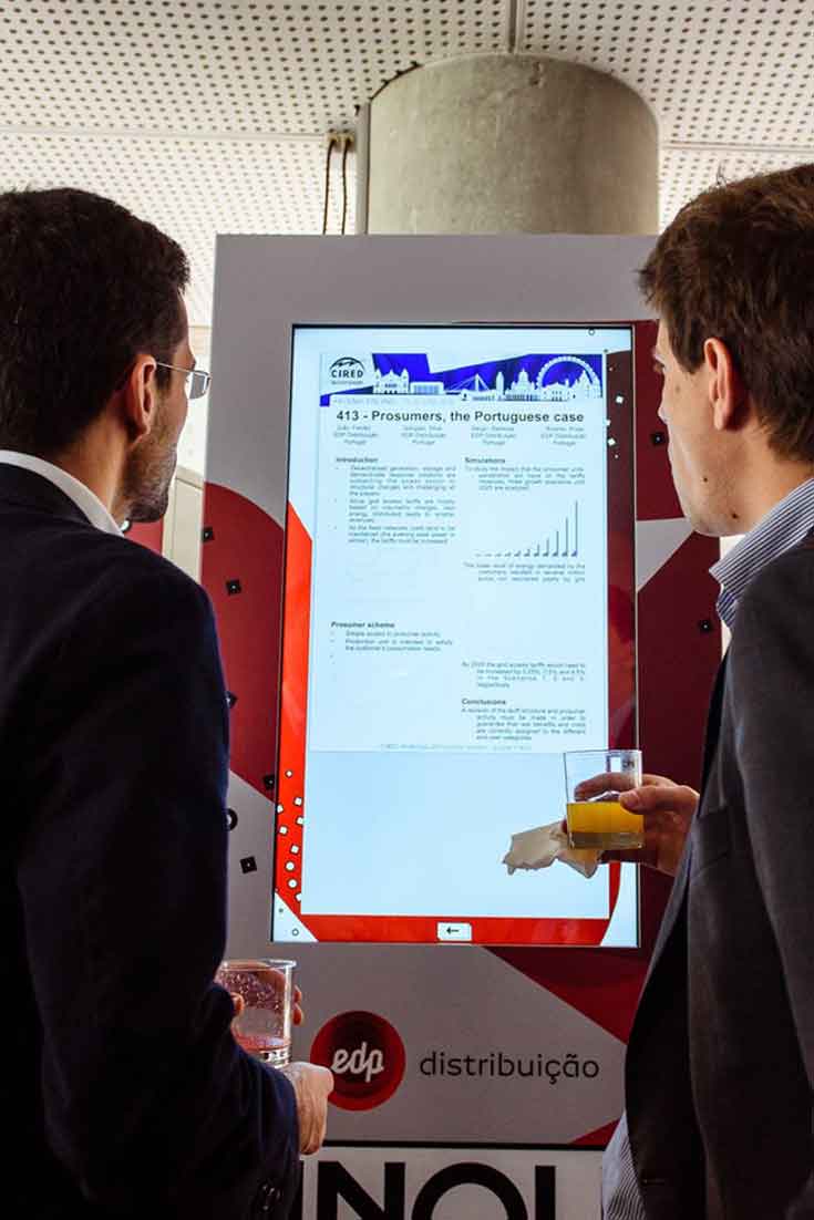 EDP Inovday 17 with Interactive Digital Billboards by PARTTEAM