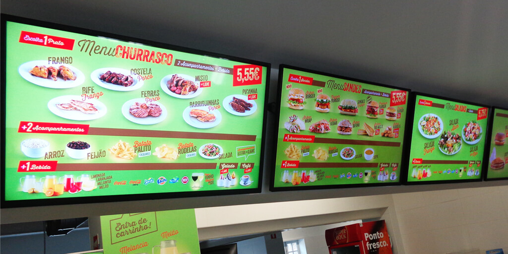Digital Menu Board for Shikan Restaurant by PARTTEAM & OEMKIOSKS
