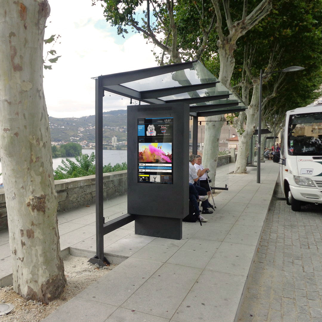 RIVER - Innovative Digital Bus Stop by PARTTEAM & OEMKIOSKS