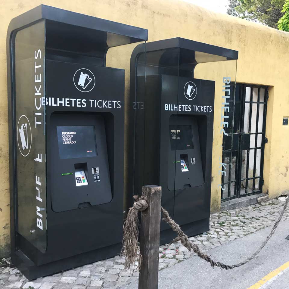 Parques de Sintra uses PARTTEAM & OEMKIOSKS Ticket Vending Machine (TVM)