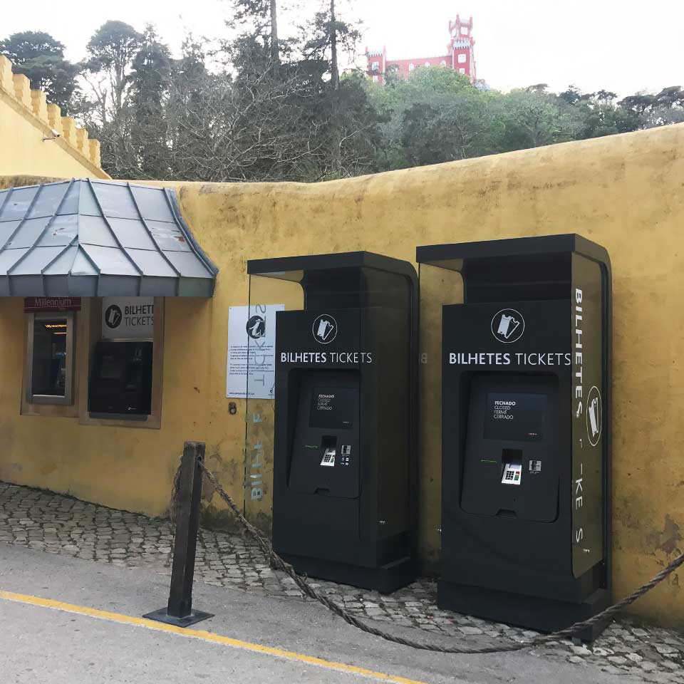 Parques de Sintra uses PARTTEAM & OEMKIOSKS Ticket Vending Machine (TVM)