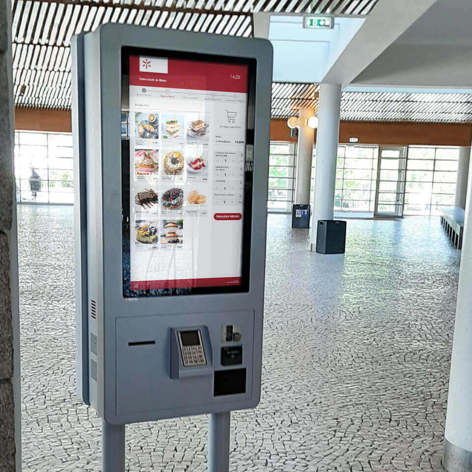 Self-Service Catering Kiosks for University of Minho - PARTTEAM & OEMKIOSKS