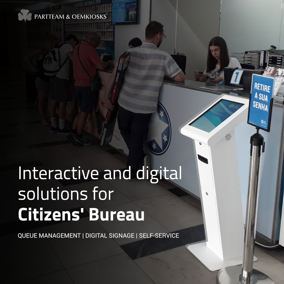 Interactive and digital solutions for citizen's bureau by PARTTEAM & OEMKIOSKS