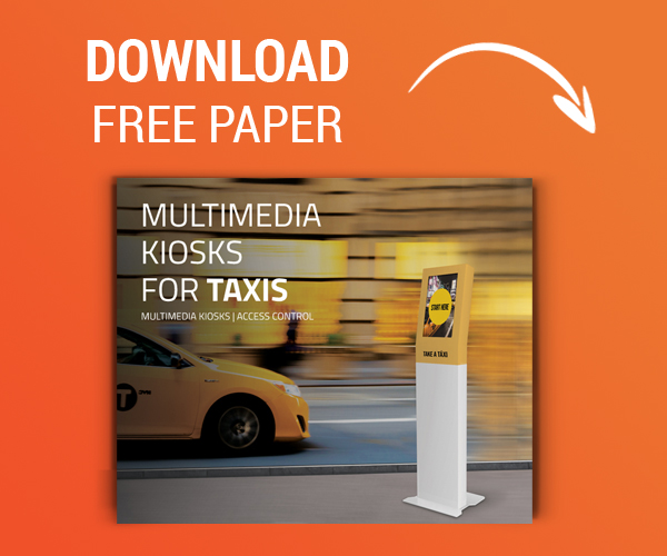 Multimedia Kiosks for Taxis by PARTTEAM & OEMKIOSKS
